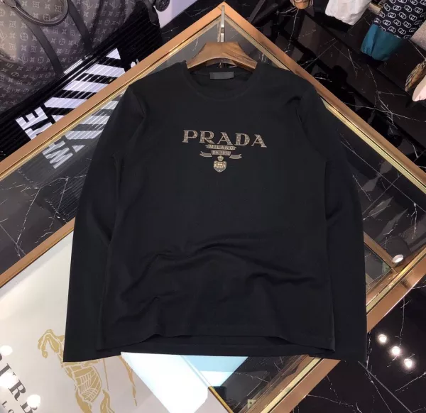 プラダ服コピー 定番人気2022新品 PRADA メンズ 長袖Tシャツ 2色